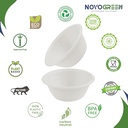 16oz (470 ml) Heavy Duty Compostable Bagasse Bowls